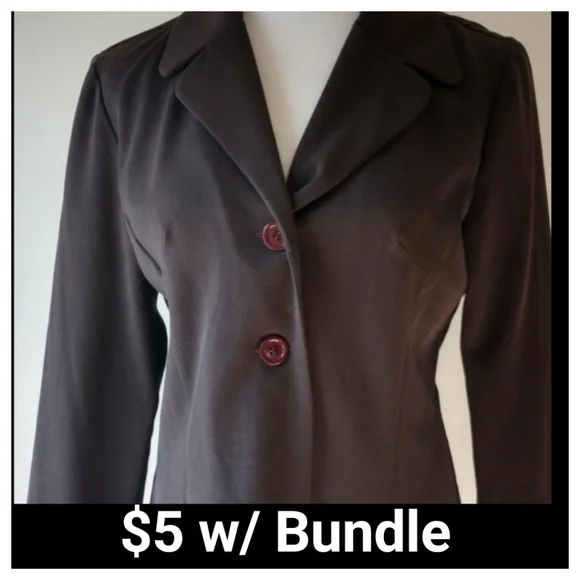 Maurices Brown Blazer - Picture 1 of 8
